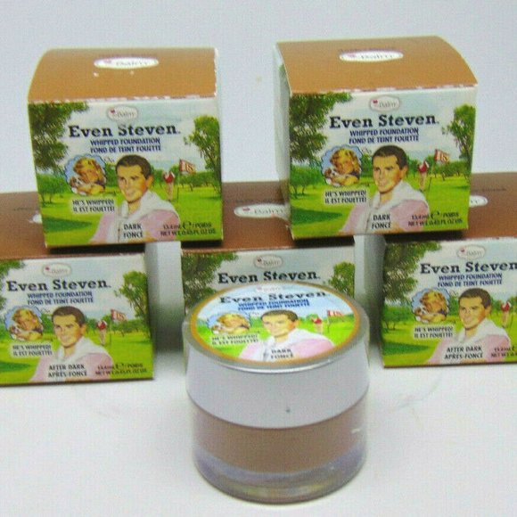 THE BALM EVEN STEVEN Whipped Foundation After Dark 0.45oz/13.4ml